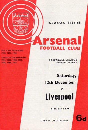 Match programme